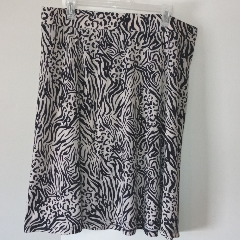 Cato Black&Beige Skirt